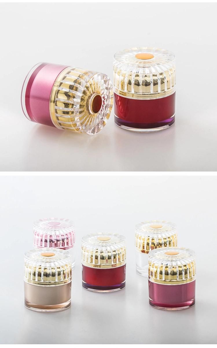 5g 10g 15g 20g 30g 50g Luxury Empty Acrylic Plastic Cream Jar for Cosmetic