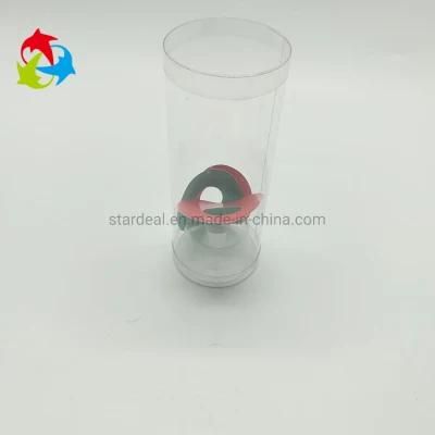 Round Curl Plastic Pet Plastic Cylinder Packaging