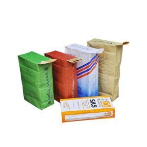 25kg White Kraft Paper Bag for Cement Paper Bag with Valve