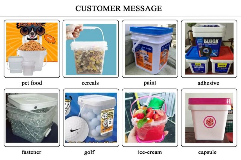 Wholesale Customization Multiple Colors Food Grade 5 Gallon Bucket for Paint Oil Fertilizer