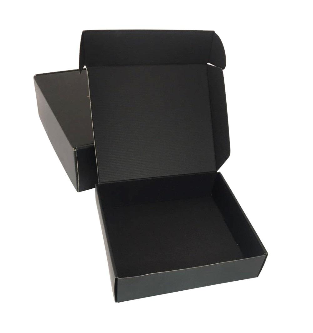 Custom Black Printing Shipping Corrugated Cardboard Mailer Box for Clothes