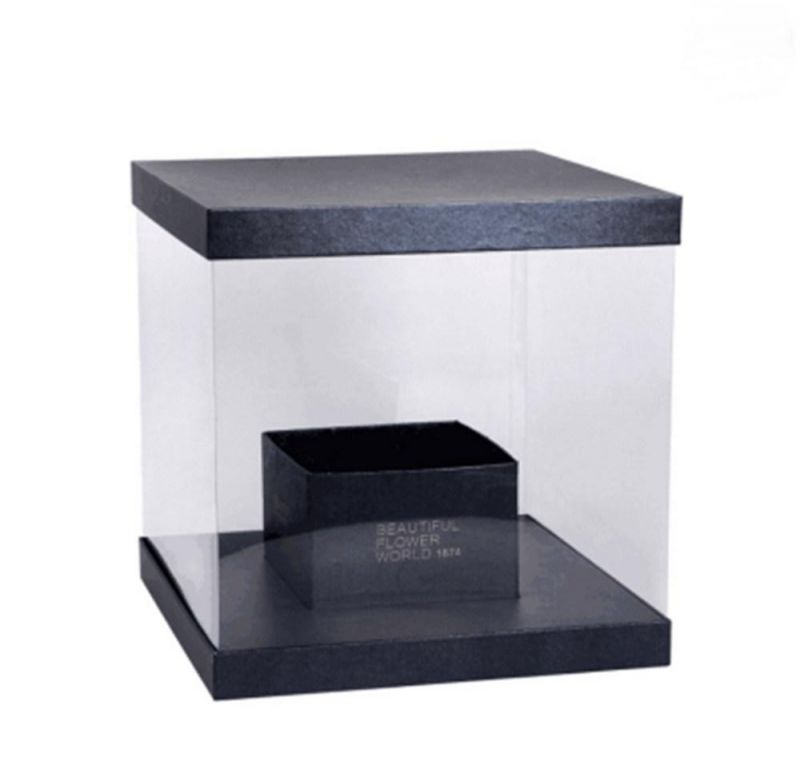 Clear Plastic Transparent Packing Favor Square Gift Boxes