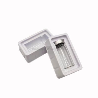 Custom White Plastic Blister Packaging Trays for Vial