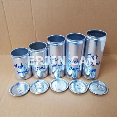 Erjin Aluminum Sleek Can 200ml 250ml 269ml 310ml 330ml 355ml