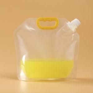 High Quality Cheap China Factory 1.5L 2.5L 5L Clear Plastic Beer Water Spout Pouch