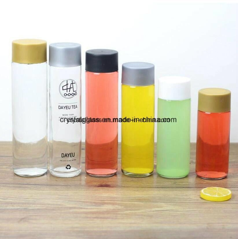 250/375/500/800ml Voss Cyliner Round Mineral Water Glass Bottle