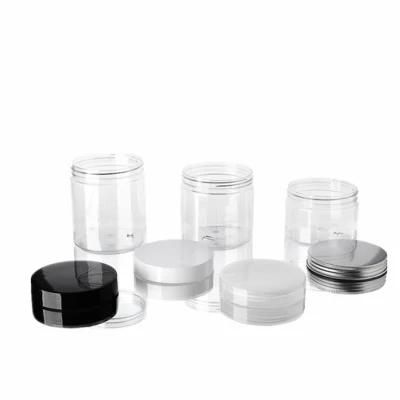 100cc 600ml 750ml Clear Amber Black Pet Plastic Cosmetic Pet Cream Jar Pill Jar