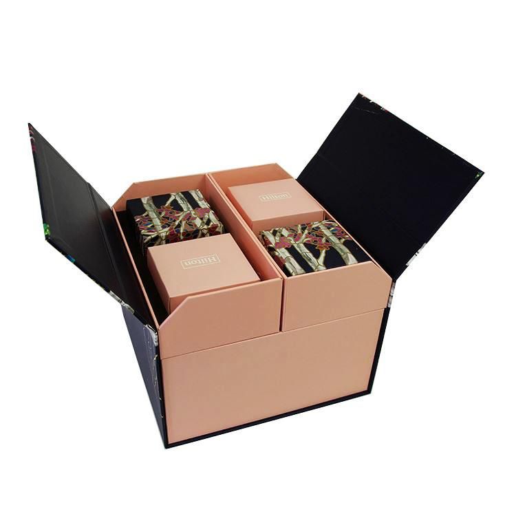 Custom Top Quality Large 3 Layer Luxury Magnetic Paper Gift Packaging Box