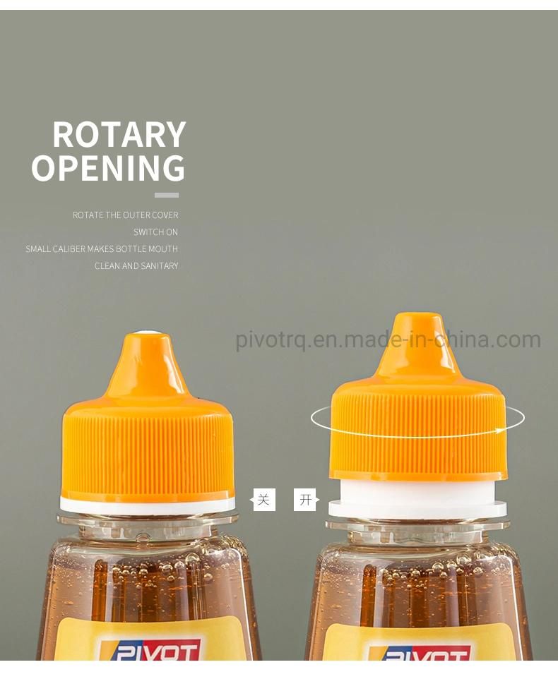 250g 500g Plastic Honey Bottle with PP Caps for Honey Packaging