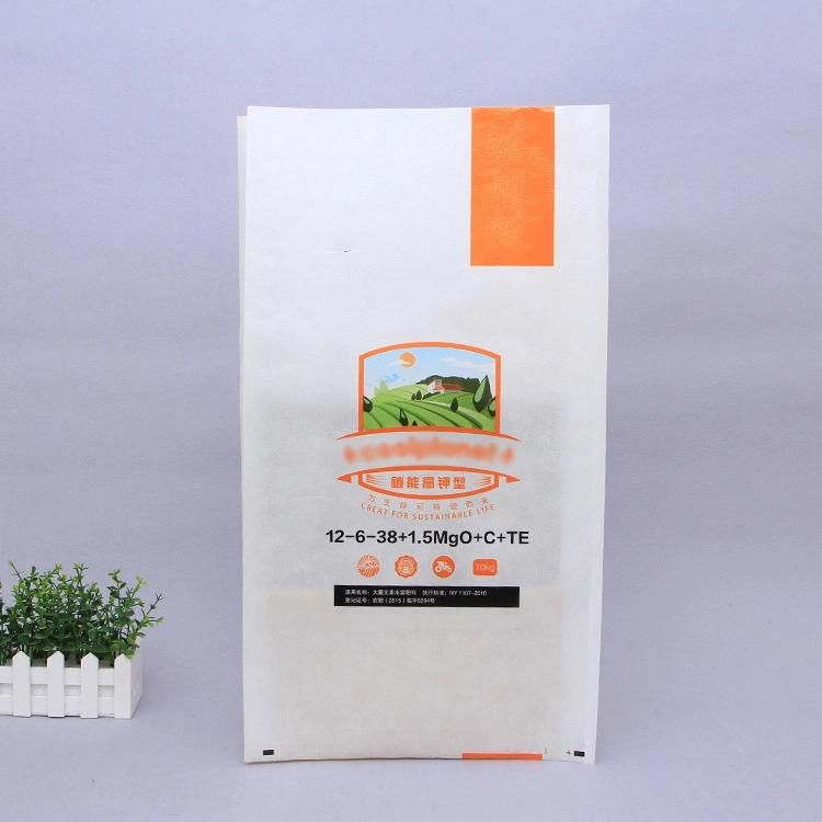 BOPP Laminated PP Woven Animal Feed Sugarcane Bag Printer Bag for Fish Pellet Feed Bag Packaging