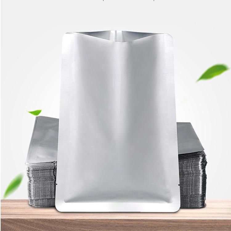 Insulated Matt Silver Three Sides Heat Seal Aluminum Foil Bag