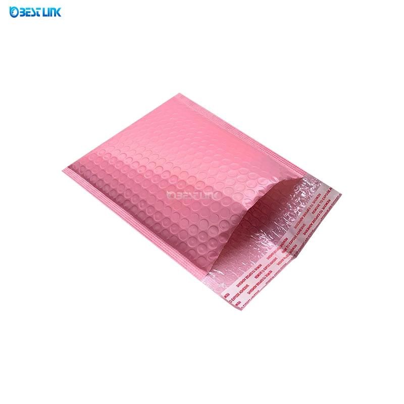 Hot Selling Premium Co-Extruded Bubble Mailing Bags Custom Size Pink Poly Bubble Mailers Plastic Wrapping Bag Padded Envelopes