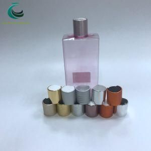 24/410 Body Wash Shampoo Bottle Press Cap Smooth Closure PP Plastic Embossed Aluminum Disc Top Cap