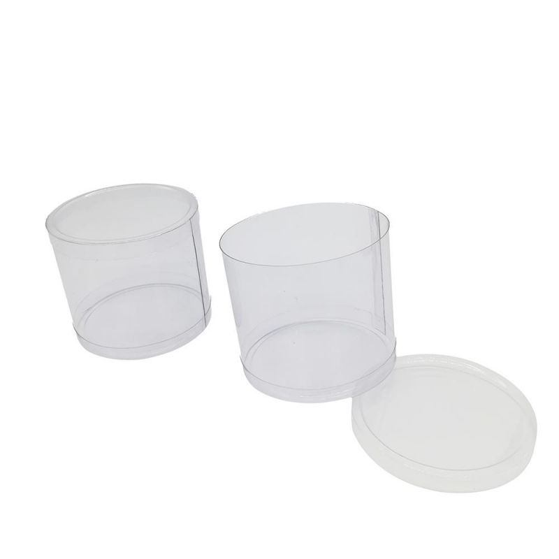 Customized PVC Pet Clear Plastic Cylinder Box