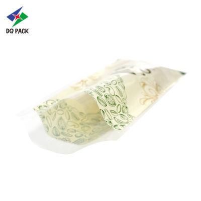 Dq Pack Custom Logo Printed Packaging Bag Self-Sealing Bag Three Sides Seal Bag for Nuts Seeds Confectionary Packaging