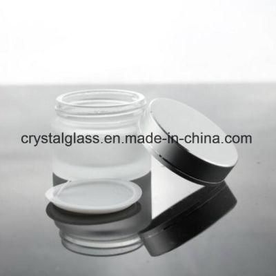 Luxury Wide Mouth Glass Cream Cosmetic Jars