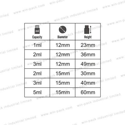 5ml Doterra Essential Oil Bottle Empty Glass Tube Glass Bottle