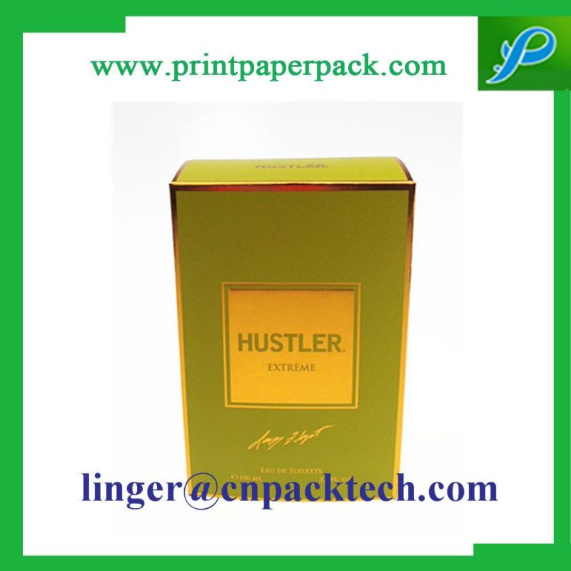 Customized Space Saving Folding Glossy Lamination Card Box