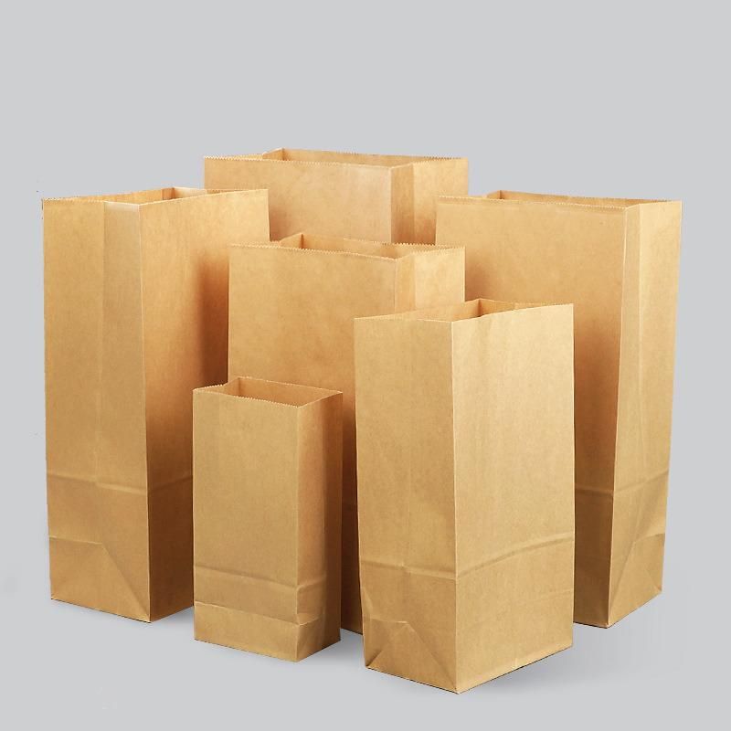 Food Packaging Bag Kraft Paper Bag Food Delivery Bag