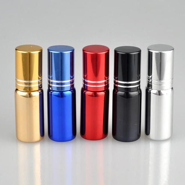 10ml Roll on Metallized Glass Perfume Bottle