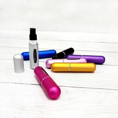 Custom 5ml 8ml Refillable Empty Travel Glass Atomizer Mini Cosmetic Perfume Bottle Mist Spray Bottle