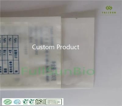 100% Fully Biodegradable Food Sealed Bag Packaging Freezer Compound Plastic Bag