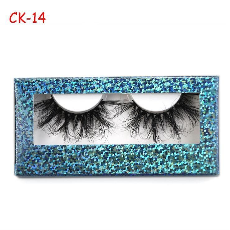 10-Color Eyelash Card Box, New Laser Eyelash Box, a Pair of Window Eyelash Boxes, Eyelash Box Printing Customization