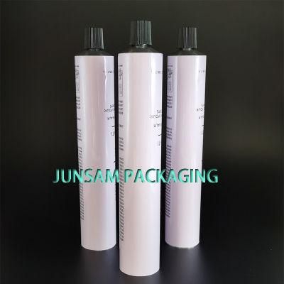 Empty Aluminum Collapsible Tube Cosmetic Hair Coloring Cream Packing Container