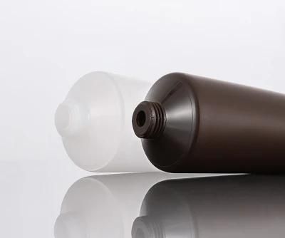 Brown PE Shampoo Container Plastic Tube Package for Cream