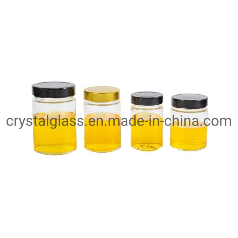 750ml Square Glass Honey Jar with Screw Plastic Lid Glass Bottle Container
