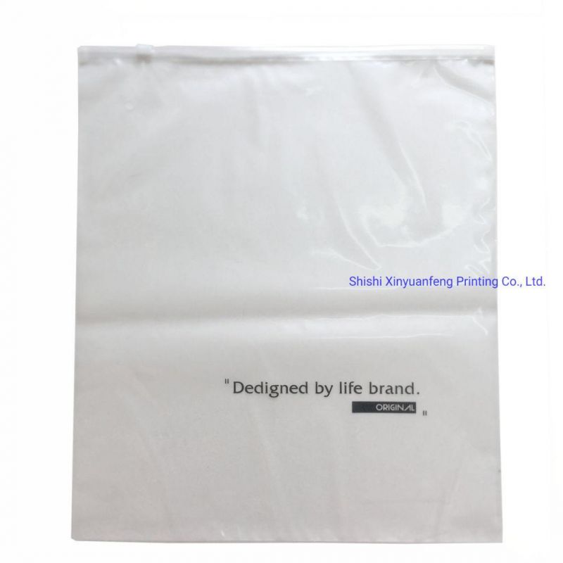 Manufacturer Custom OEM Design PE Poly Bag for Clothing Zipper Bags Packaging Bags