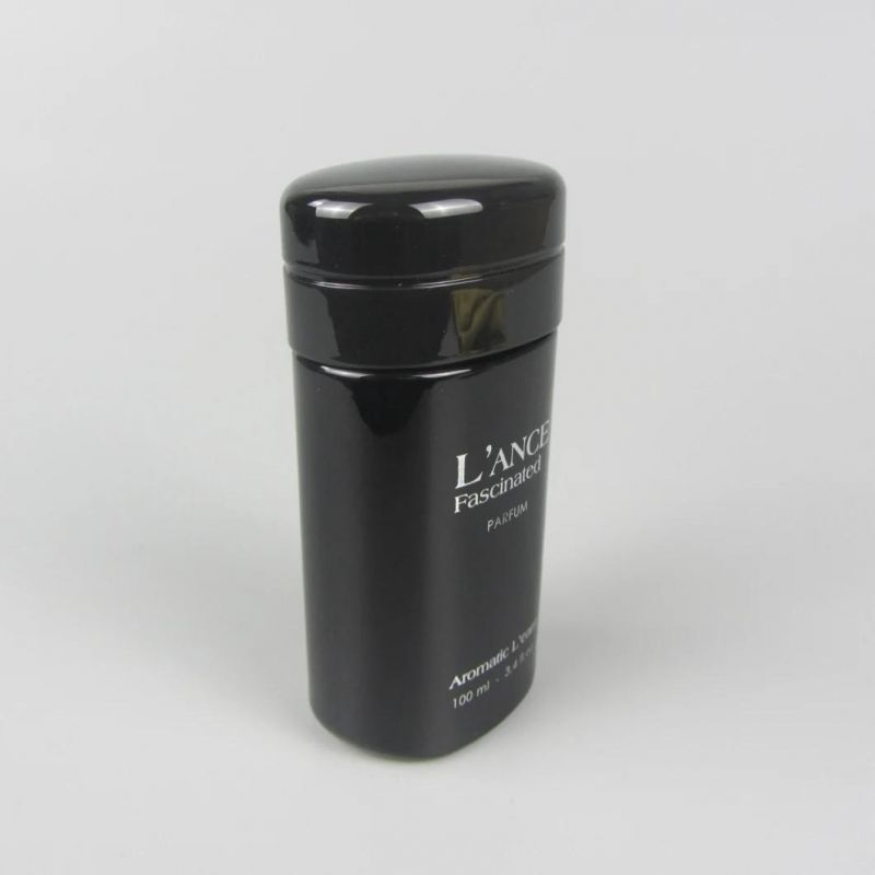 Cosmetic Packaging Matte Black Perfume Bottle 100ml