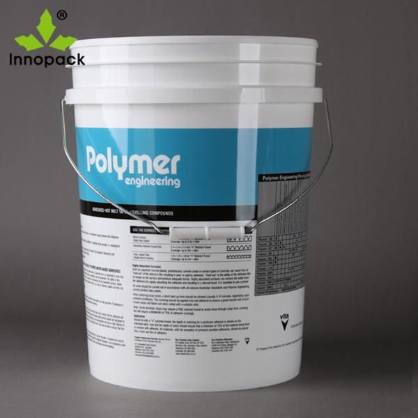 Silkscreen Printing 20L Plastic Bucket Craft Paint Bucket 15L