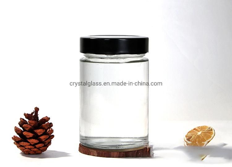 New Fashion Transparent Glass Food Storage Jar