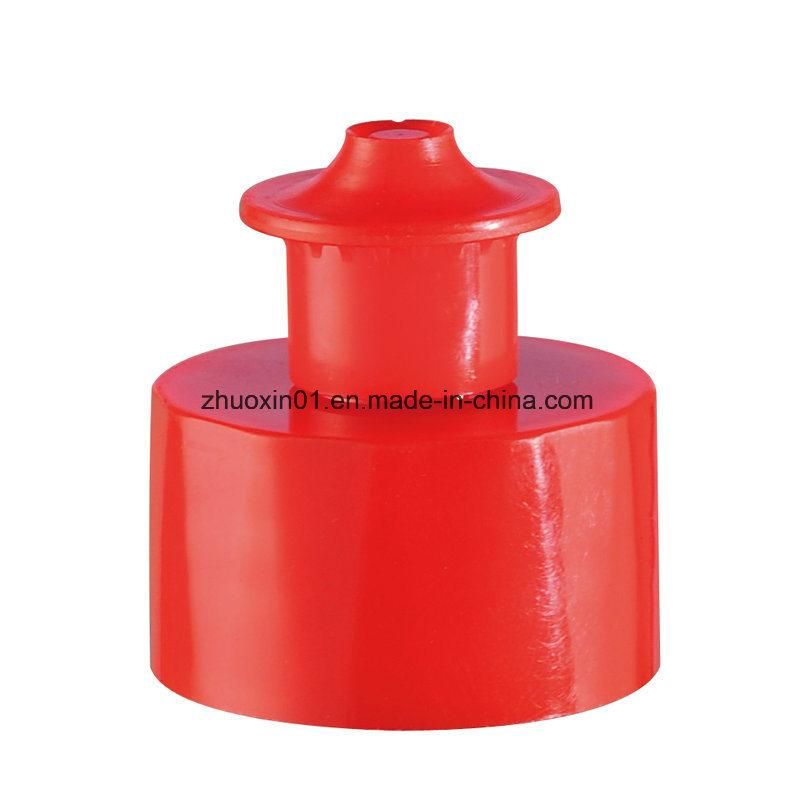 28/410 Plastic Push Pull Cap, Pull Push Plastic Bottle Closure