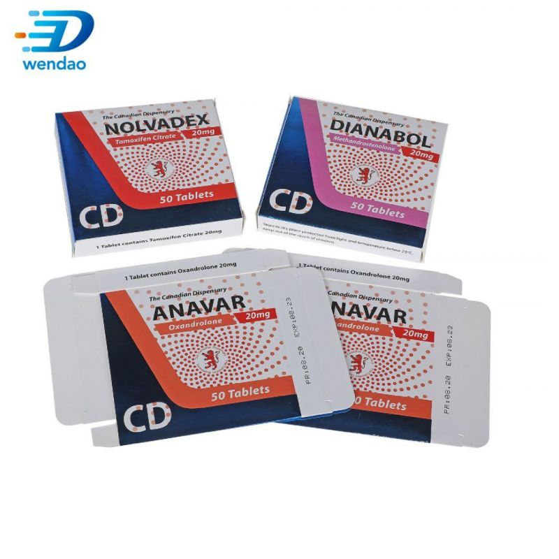 Wholesale Eco Friendly Paper Medication Boxes with Blister Tray