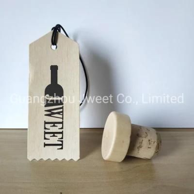 Liquor Sealing Stopper Lids Wood Cork for Liquor Bottle