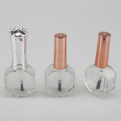 Wholesales Empty 10ml Nail Polish Designer Bottles Glass UV Gel Nail Polish Bottle with Brush