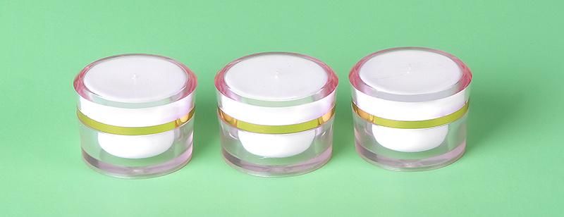 3G Tiny Mini Cute Plastic Jar for Beauty Cosmetic Packaging