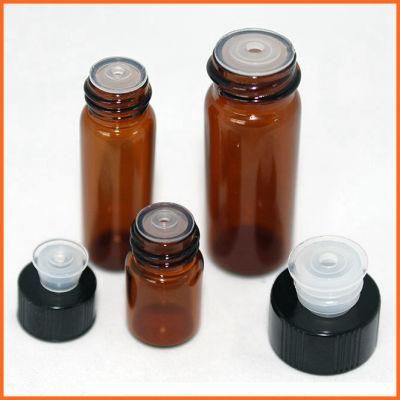 5ml 10ml Glass Oil Bottle Amber Bottles with Orifice Reducer Caps