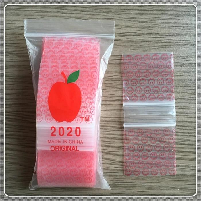 Mini Plastic Bag Custom Printed Mini Packaging Nuts Food Storage Plastic Ziplock Bag