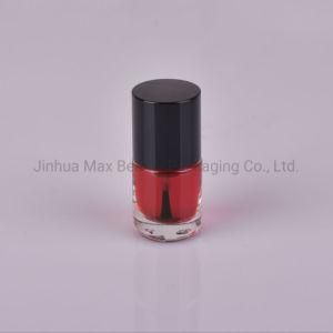 Nail Polish Cap with Flat Brush Empty Nail Polish Bottle