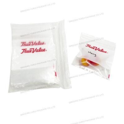 Transparent Bank Use Reclosable Coin Ziplock Bag