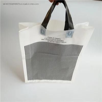 Customized Logo Handle Shopping Plastic Bag