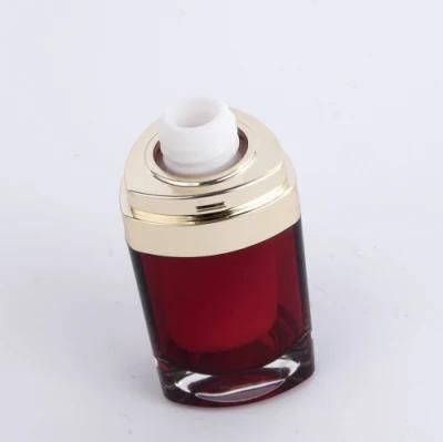 15ml 30ml 50ml Red Triangle Cosmetic Plastic Bottles