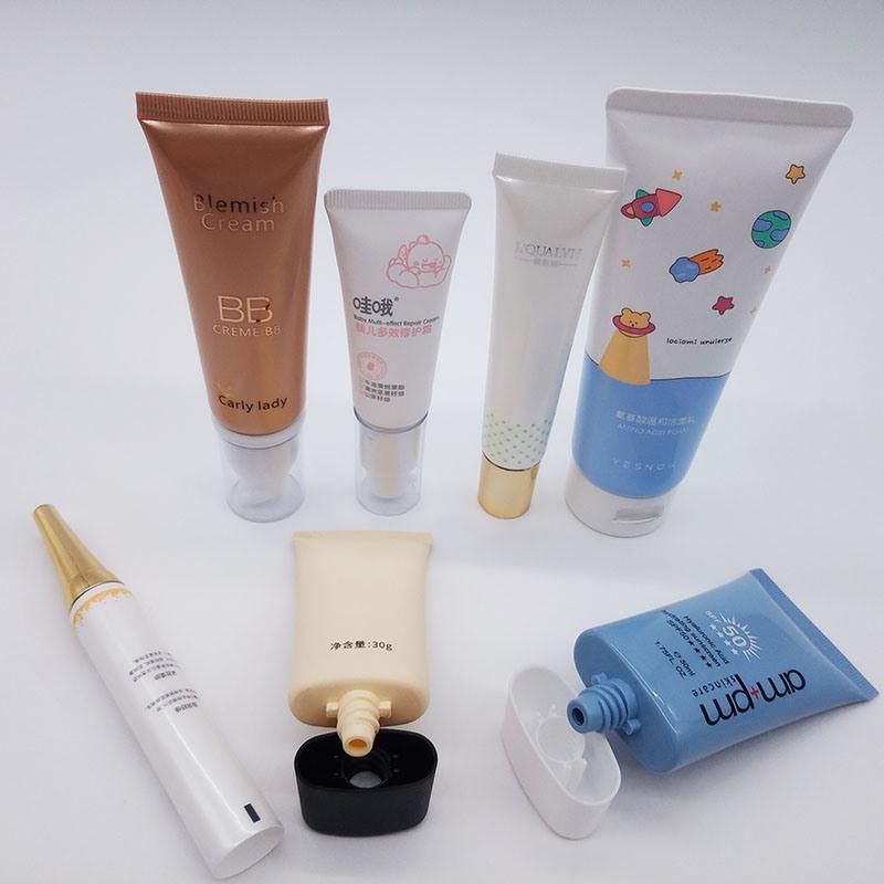 Manufacture Customized Plastic Cosmetic Tube Packaging Cosmetic Airless Pump Tube