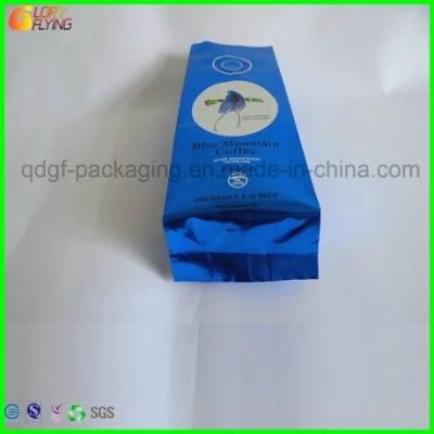 Cmyk Printing Four-Side Sealed Coffee Packaging/ Plastic Coffee Bag