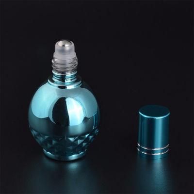 Colorful Electroplated Glass Roll on Bottle