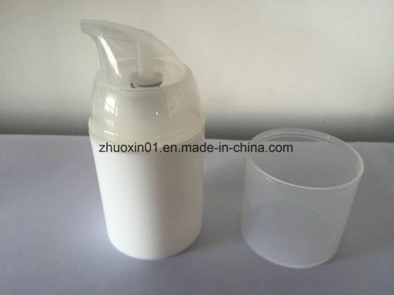 New Arrival Cosmetic Packaging PP Airless White Cream Lotion Pump Bottle