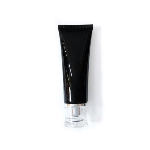 Qiaoneng Manufacturer Cosmetic Tube Container Black Plastic Tube Packaging